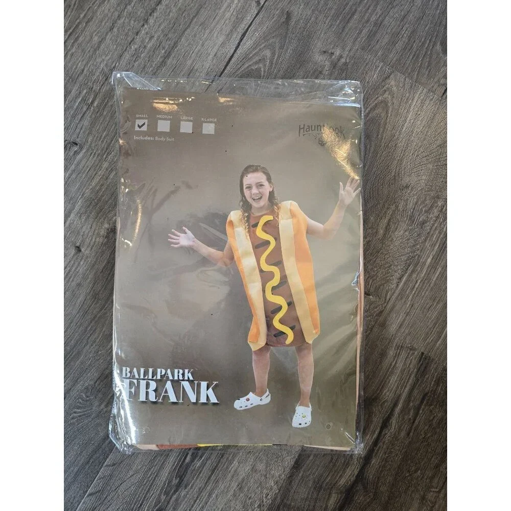 NWT Hauntlook Kids Ballpark Frank  Halloween Costume Size Small Holiday Party